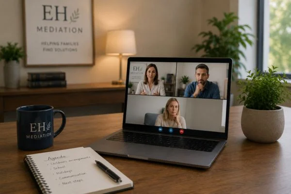 child access mediation Hatfield online meeting.